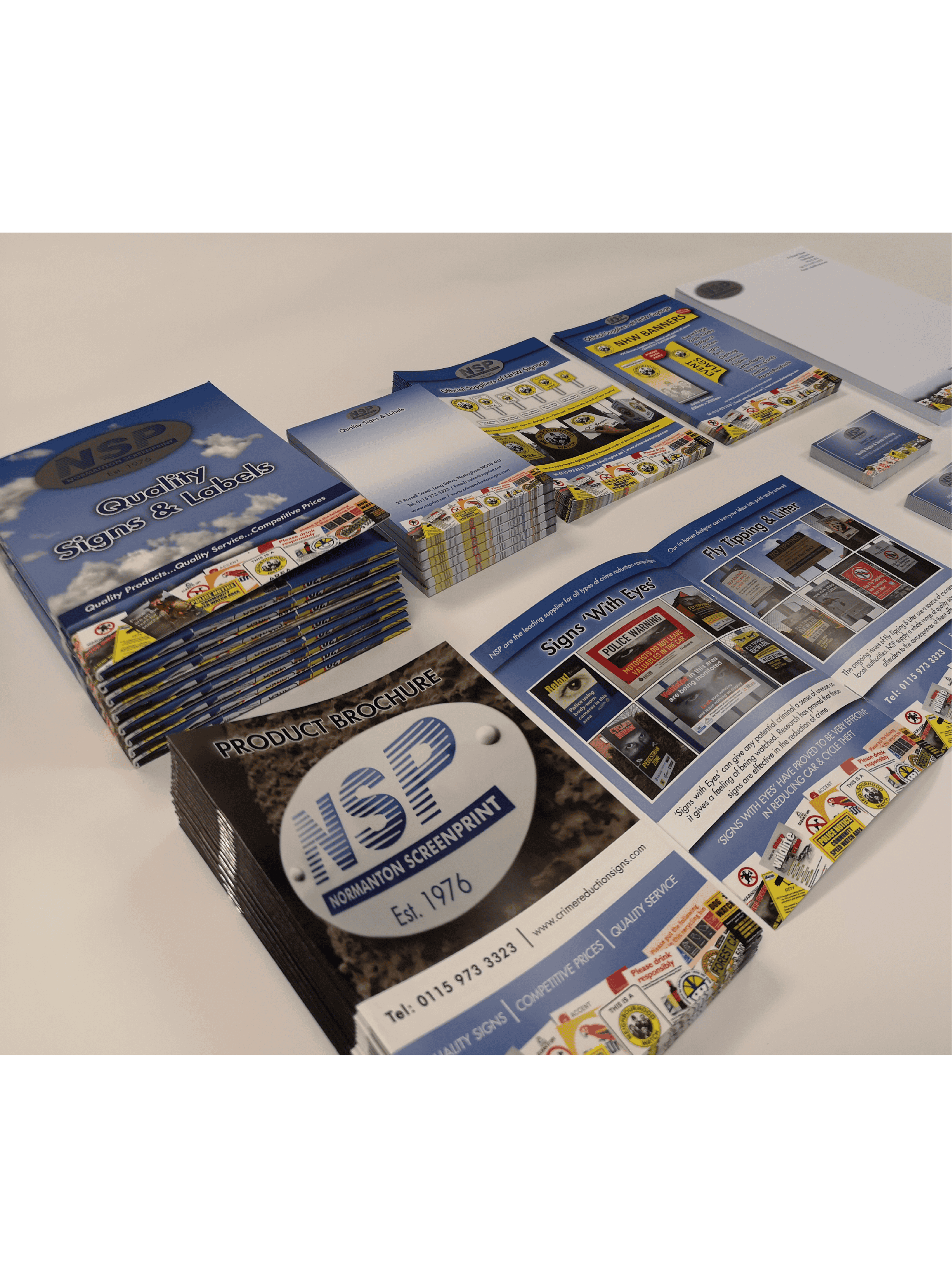 NSP Normanton Screen Print Stationary