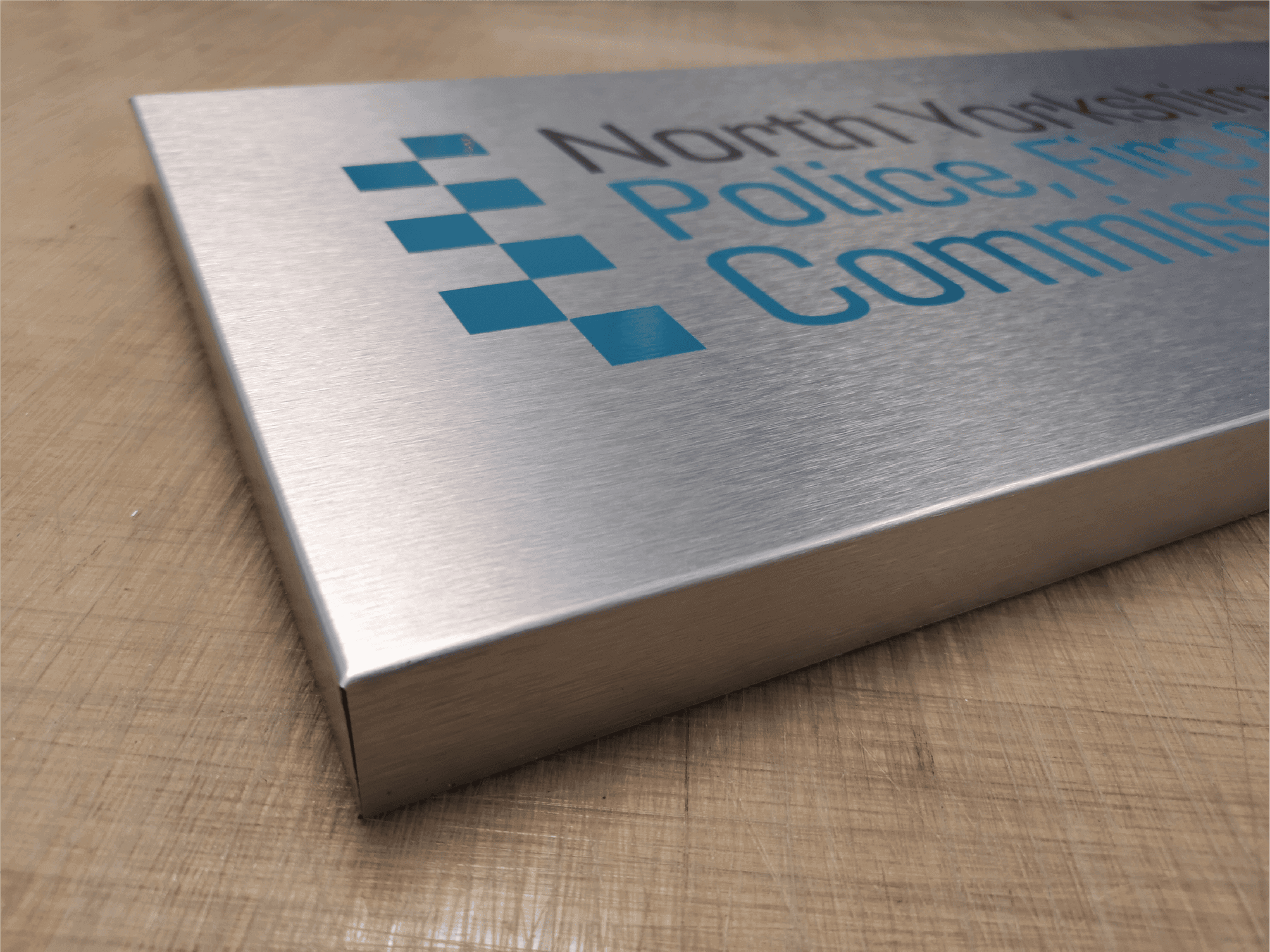 Indoor office signage