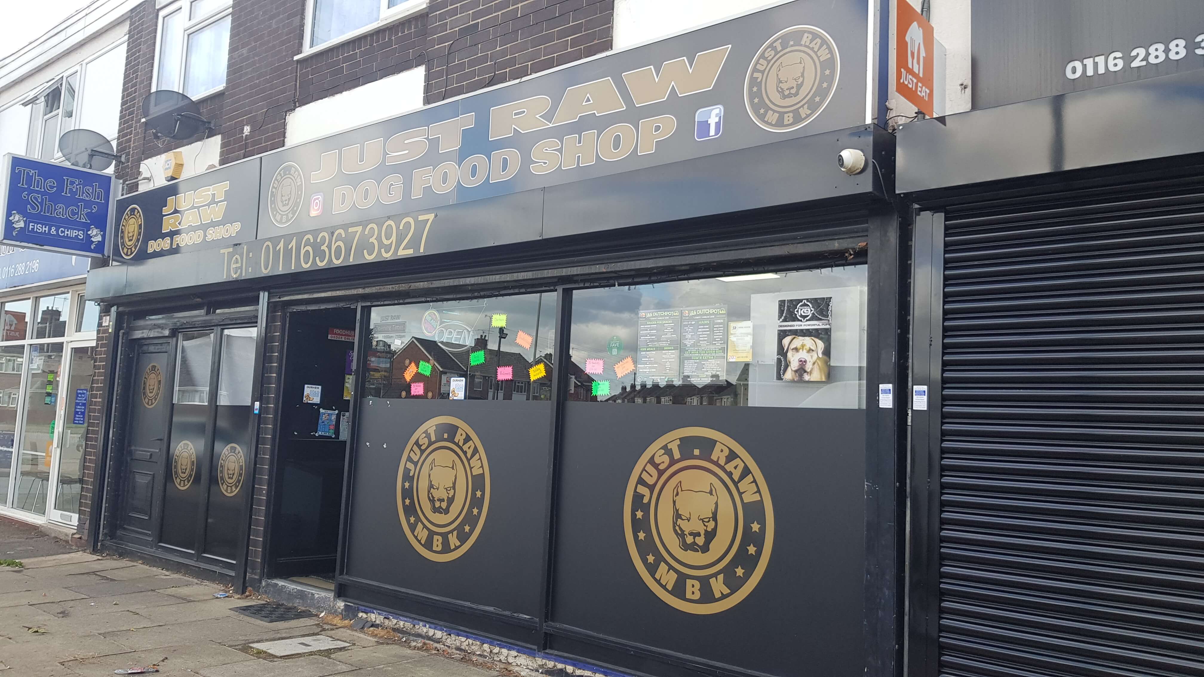 Retail store window signage